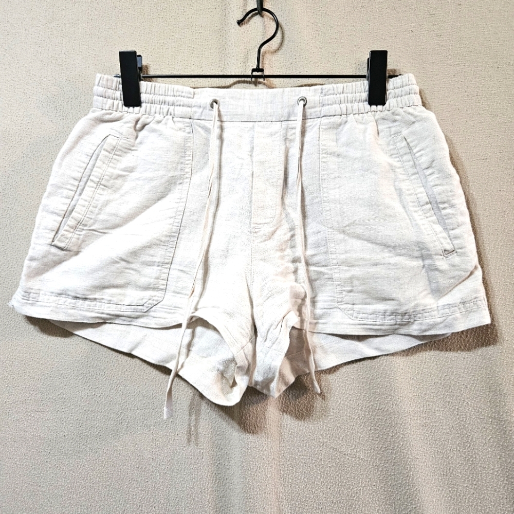 GAP Linen Blend Women's White Casual Shorts Size Small